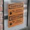 Signmission Rotating Equipment With Symbol Bilingual OSHA Warning Sign, Vinyl Decal, 7in W x 10in L, 2PK OS-2PACK-WS-D-710-L-12829 - alternate 2
